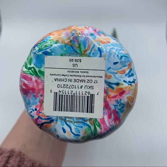Ltd Ed Starbucks Lilly Pulitzer S'well Sirens Calling Mermaid Swell Water Bottle - Picture 10 of 11